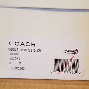 Coach Cecile flats size 9 or 9.5 (NIB)